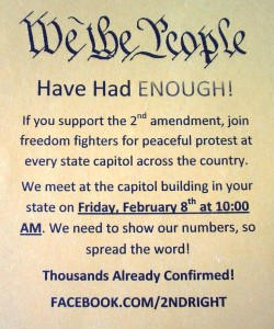 Feb 8, 2013 Second Amendment Rally
